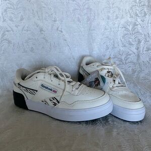 Women’s Reebok Club Classic Zebra Print Size 8